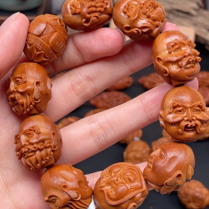 橄榄核手串/手链须派十八罗汉2.1/2.3铁核