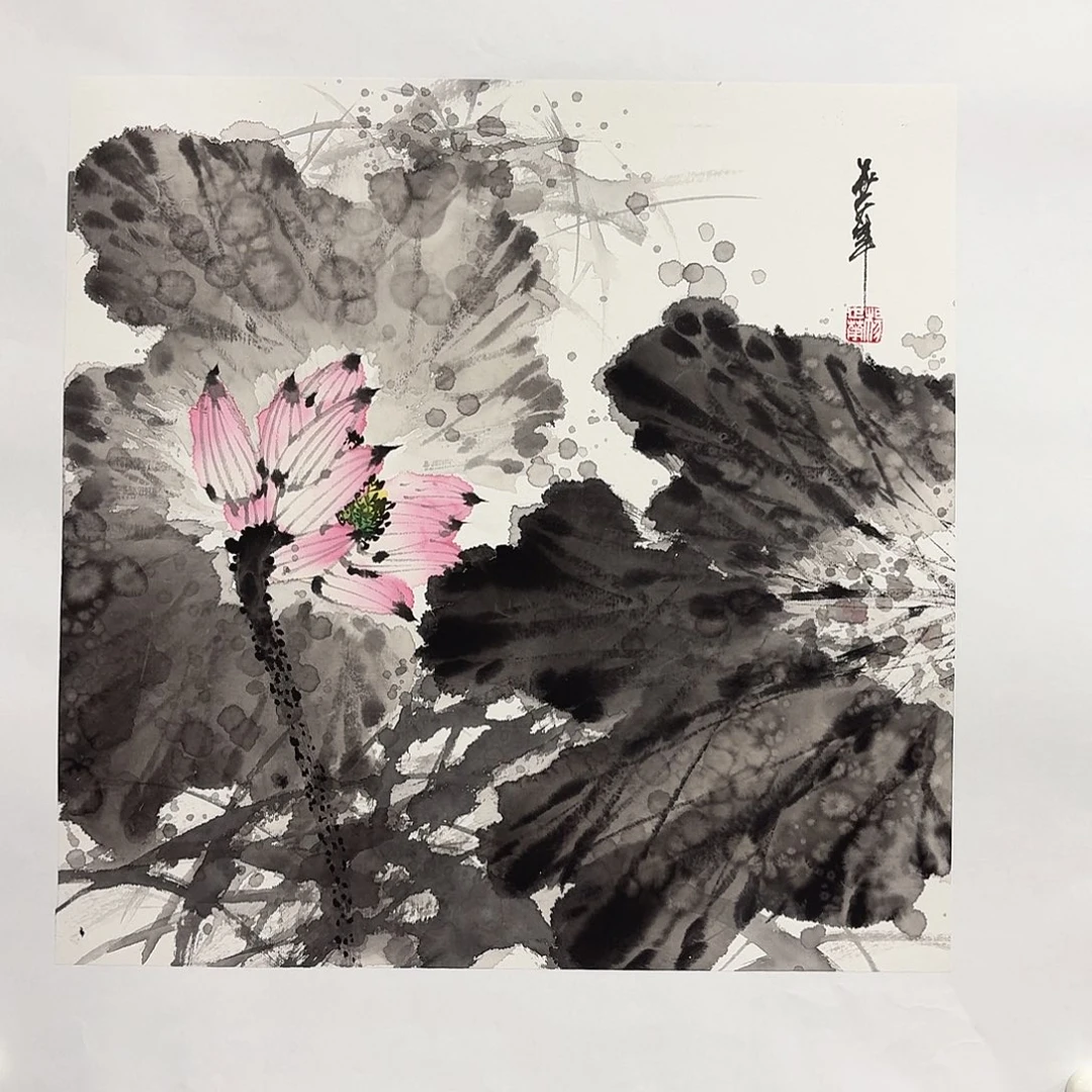 国画亲笔手绘放心去藏