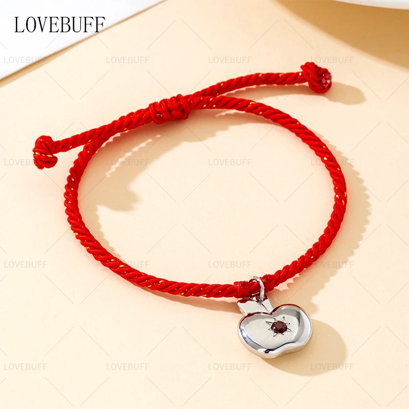 lovebuff苹果项链手绳同人周边哥推饰品手绳红绳小众时尚生日礼物