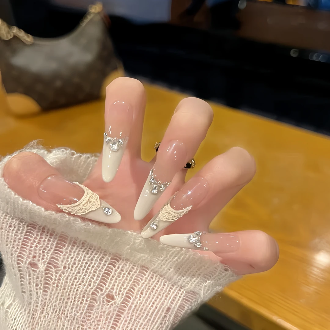 【坠入爱河】纯手工高定猫眼手工穿戴甲高级感气质美甲百搭仙女款