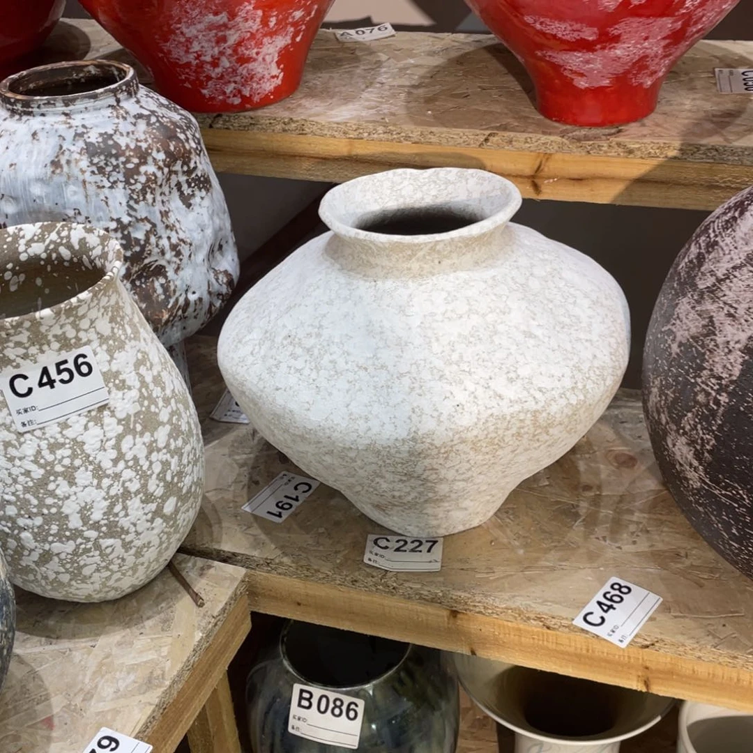 白泥花瓶景德镇陶瓷高度