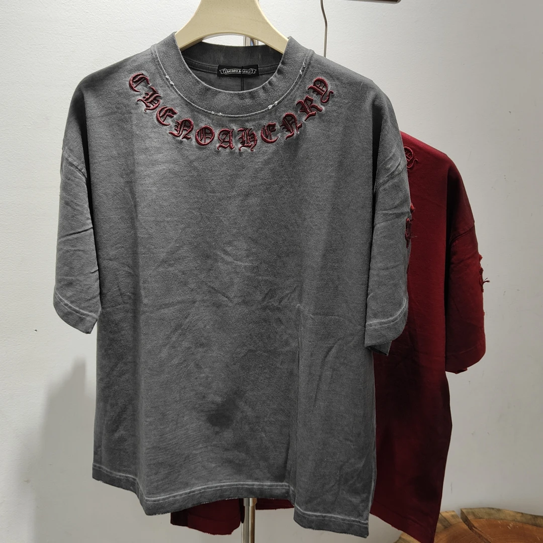 2025新款潮牌纯棉短袖 情侣款 宽松休闲微落肩百搭