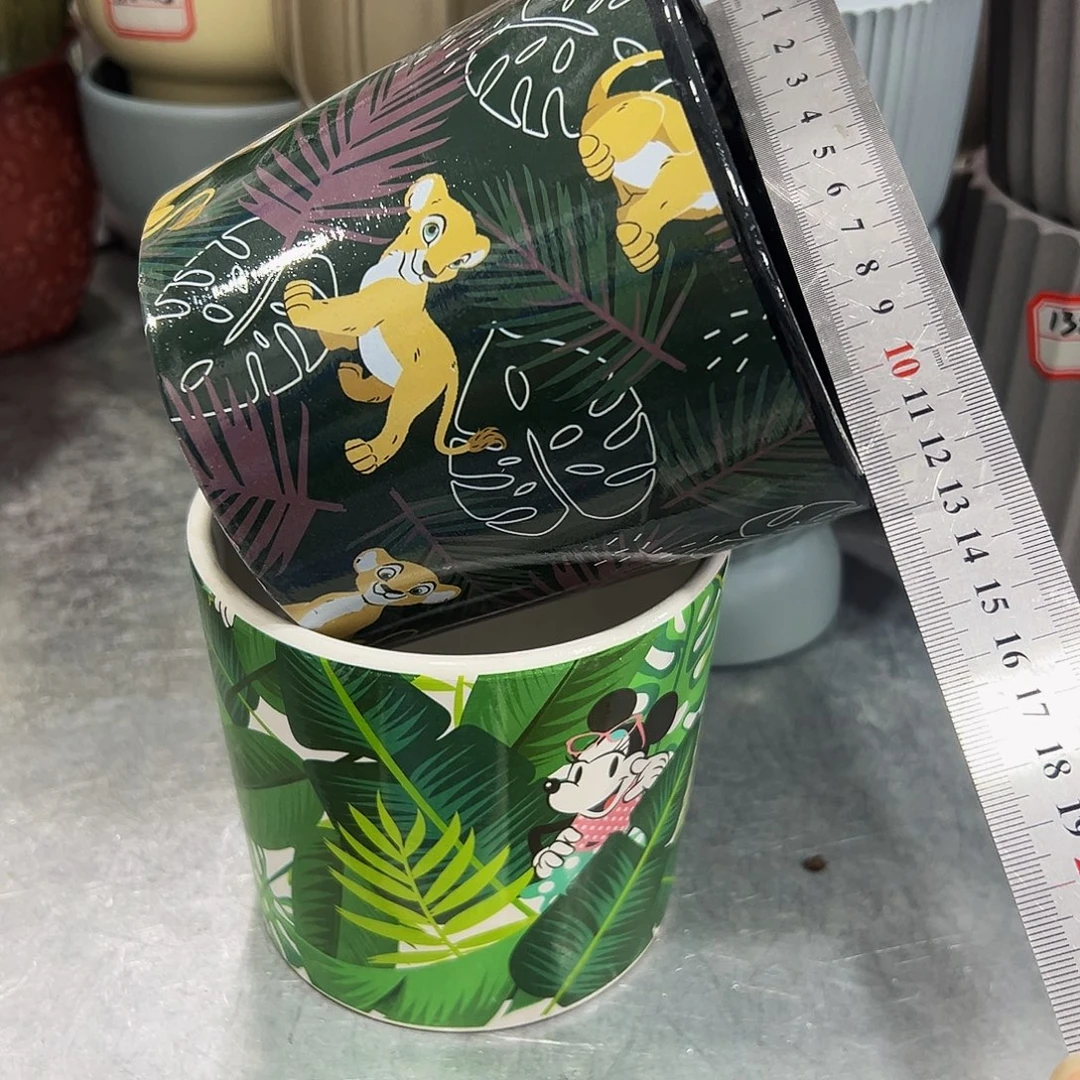 外贸尾单陶瓷花盆凑10米包邮