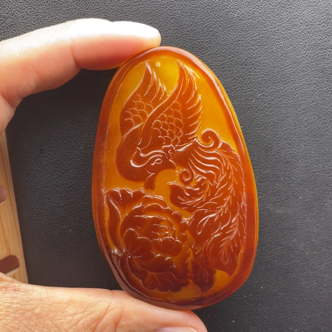 蜜蜡未镶嵌颈饰天然琥珀蜜蜡