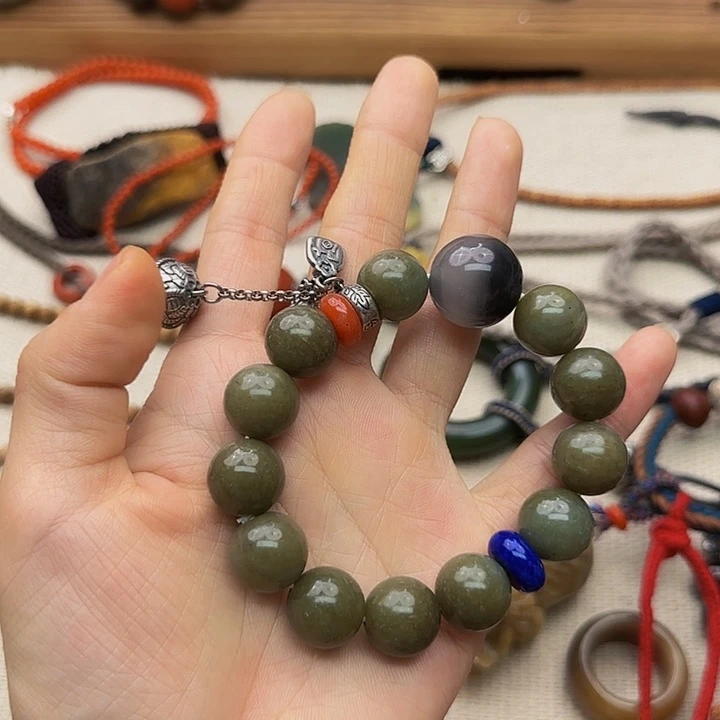 手链未镶嵌和田玉玫****使