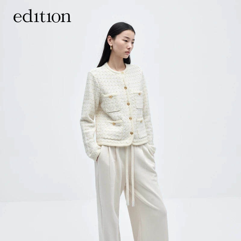【赵老板专属】商场同款edition小香风羊毛毛织外套#EBC4CAR013