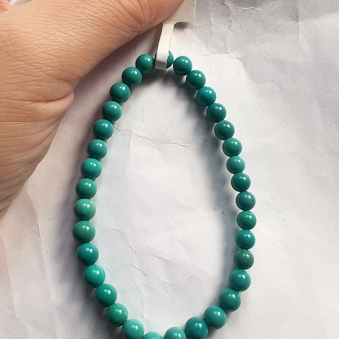未镶嵌绿松石手串　卡5+