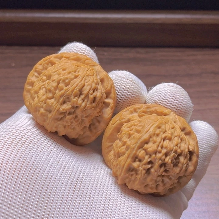 萤***火吊坠文玩核桃白狮子
