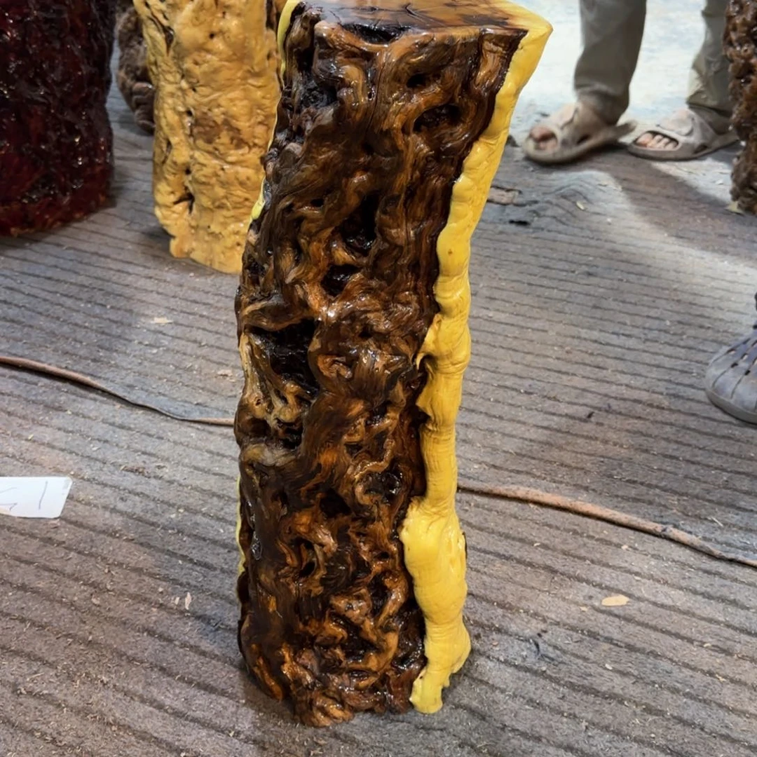 E***e龙纹鸡心枣木手工艺品