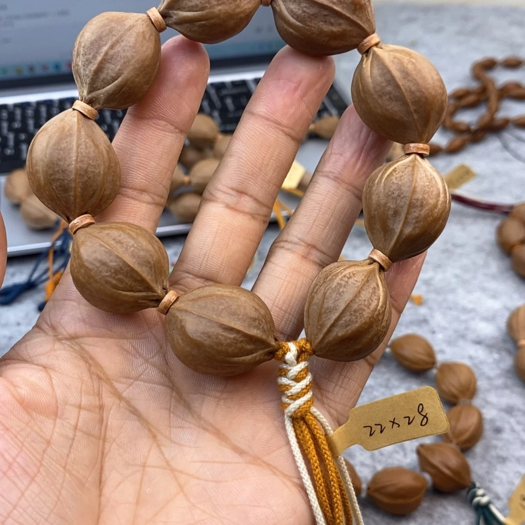 橄榄核手串/手链洋*意22大尺寸四花一物一图