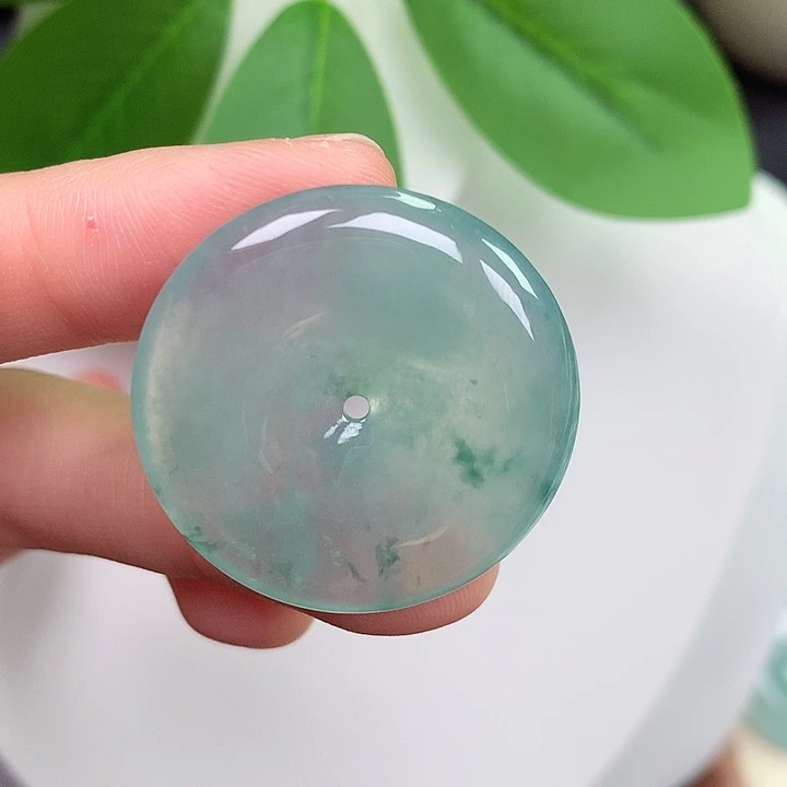 颈饰未镶嵌翡翠平安扣 29.5-5.6mm
