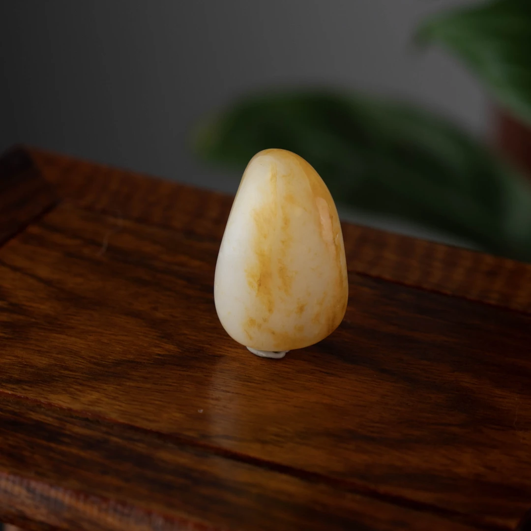 天然和田玉原石独籽洒金皮原皮原色油润细腻可定制雕刻件