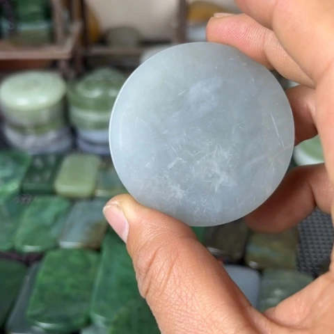 和田玉珠宝半成品未镶嵌