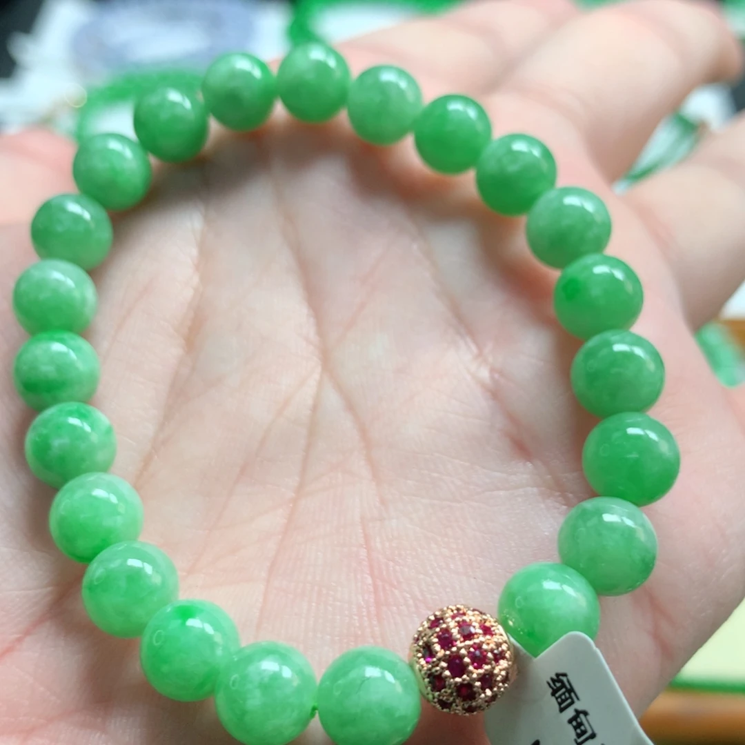 翡翠未镶嵌手链翡翠