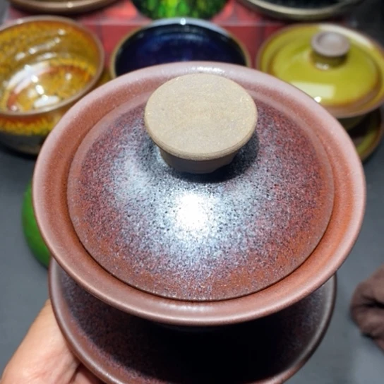 茶盏建盏主人杯茶壶盖碗品茗杯037