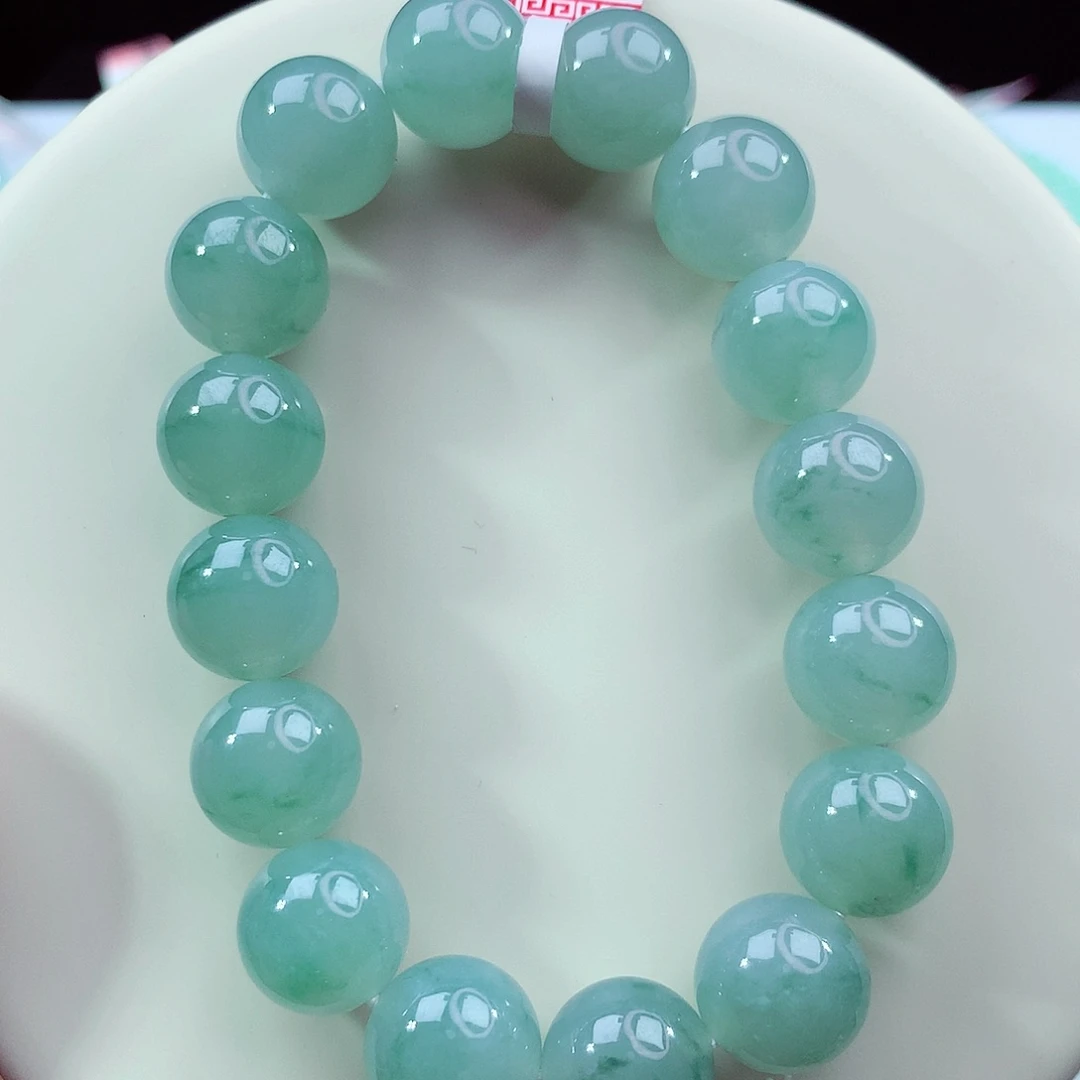 翡翠未镶嵌手链卡12.5