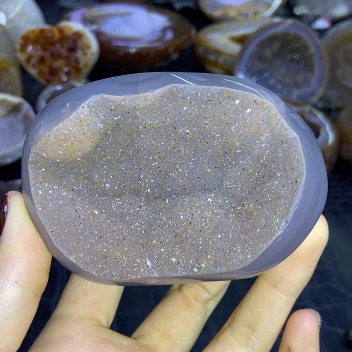 水晶珠宝半成品未镶嵌花盘