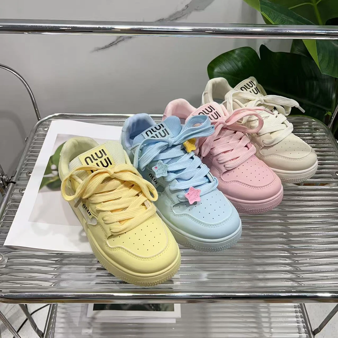 夏季新款百搭透气拼色厚底复古休闲运动德训鞋M108