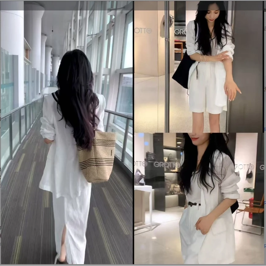 【美熙定制】851718 自制款亚麻外套