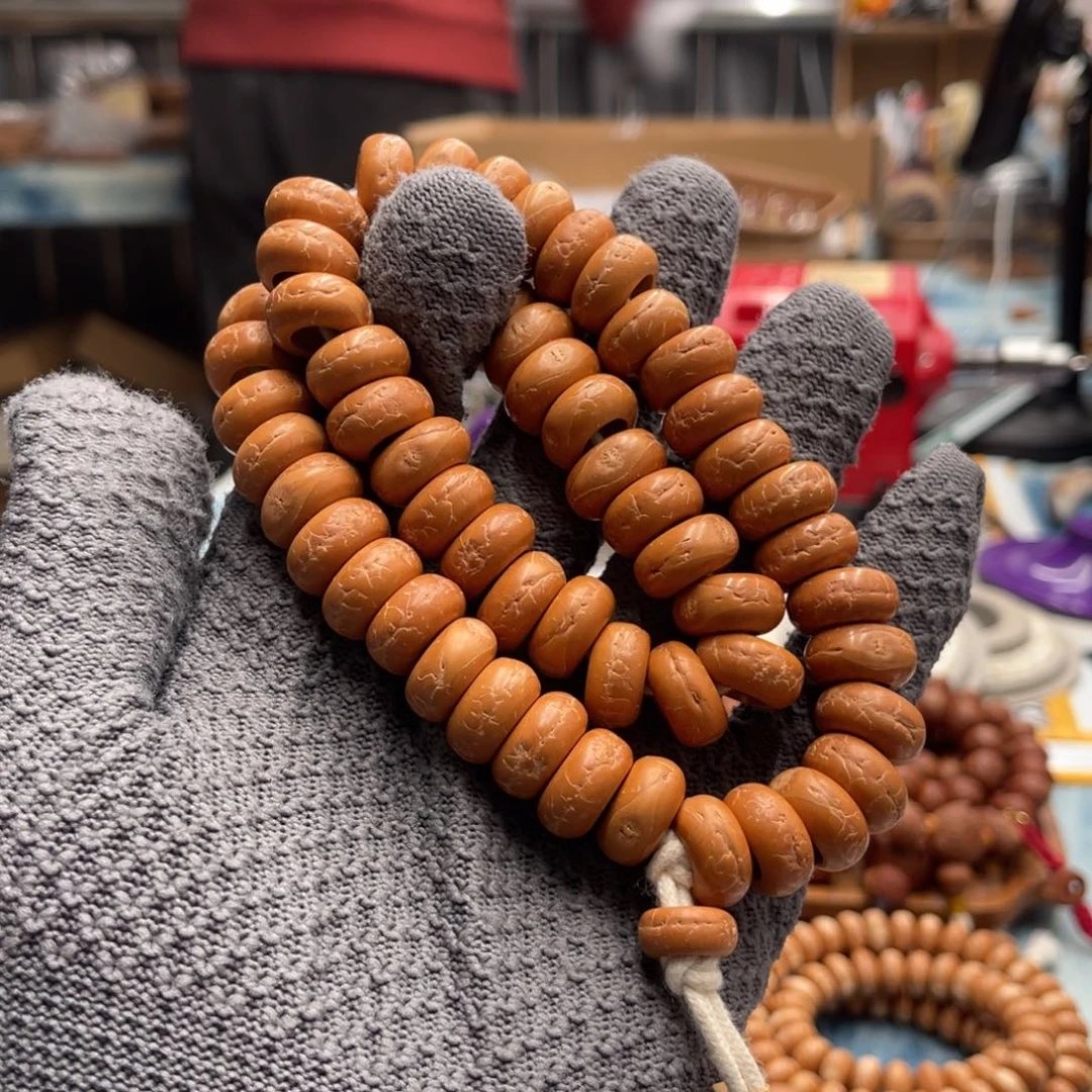 手串凤眼菩提尼产区·莲华036甜甜圈15.5mm54送2籽