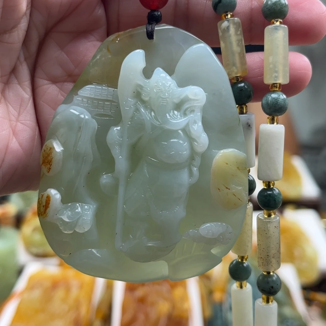 岫玉未镶嵌挂件挂件