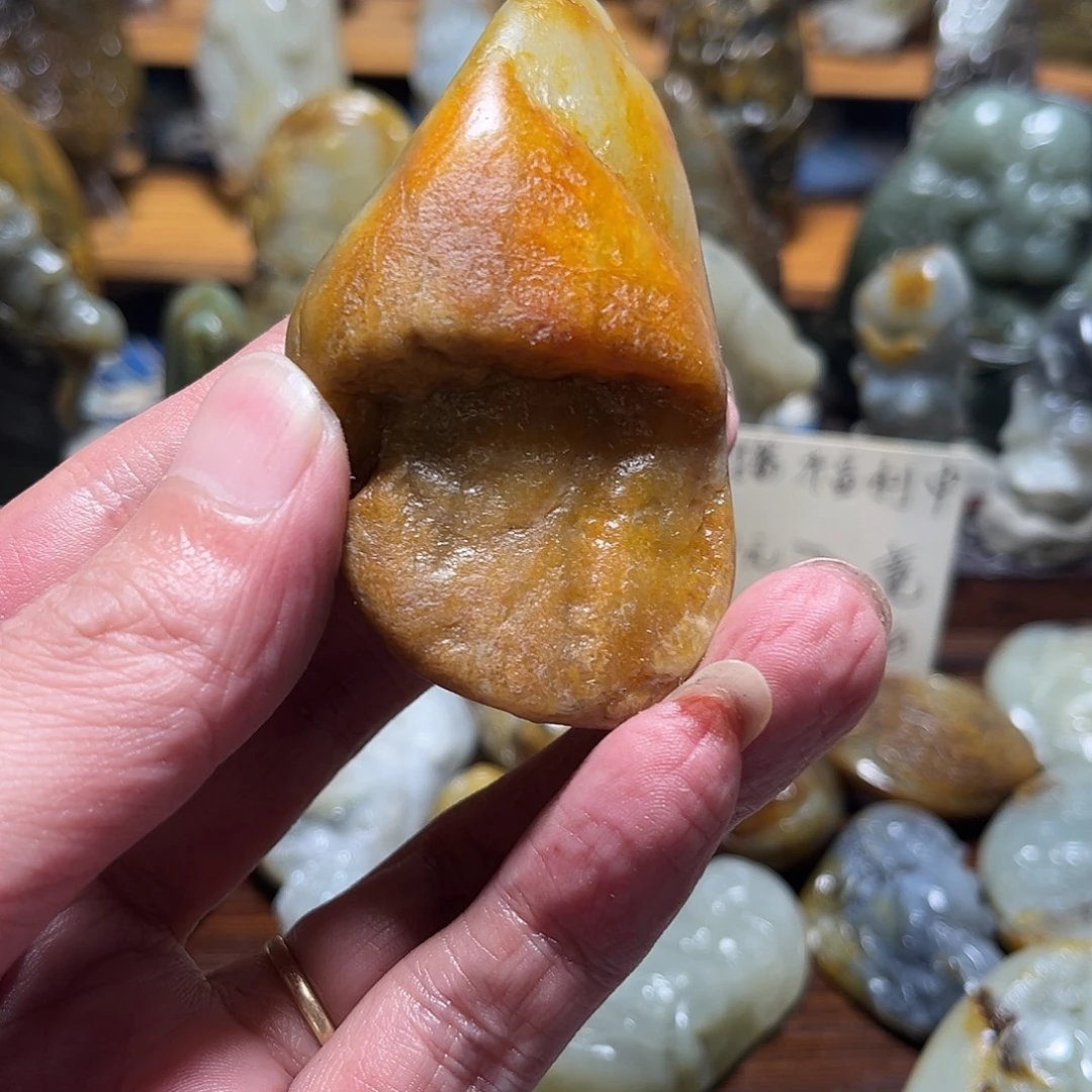 家***喜和田玉未镶嵌挂件