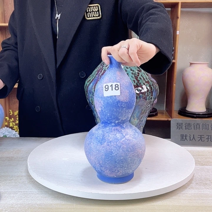 摆件y****女918 微瑕景德镇陶瓷艺术精品