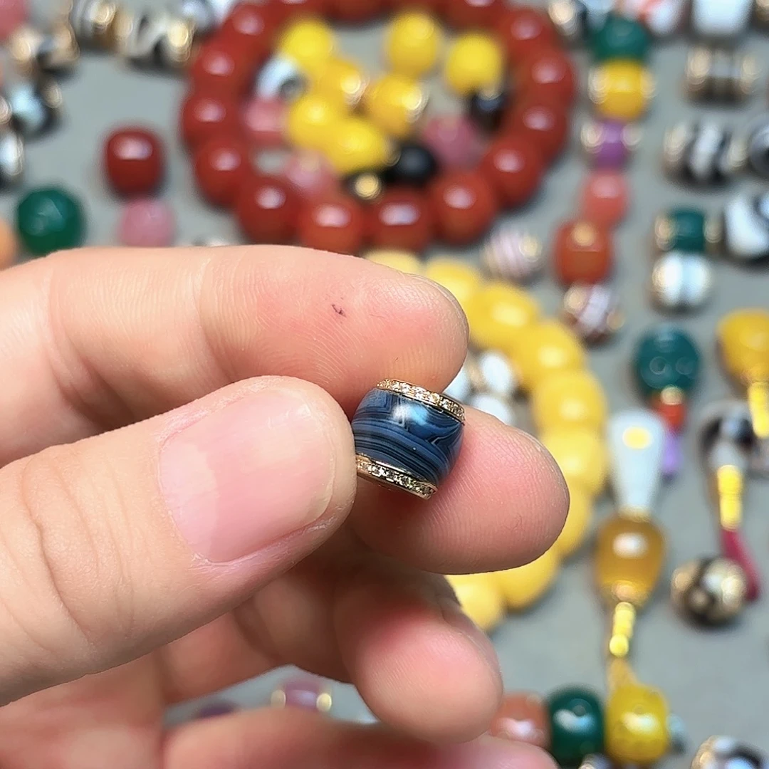 玛瑙/玉髓未镶嵌隔珠