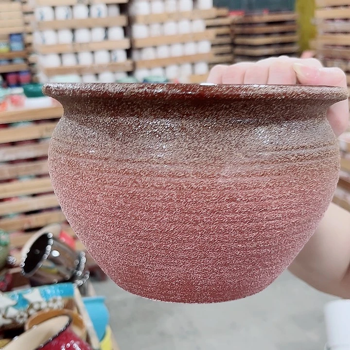 有孔.凑单10元陶瓷花盆发货！