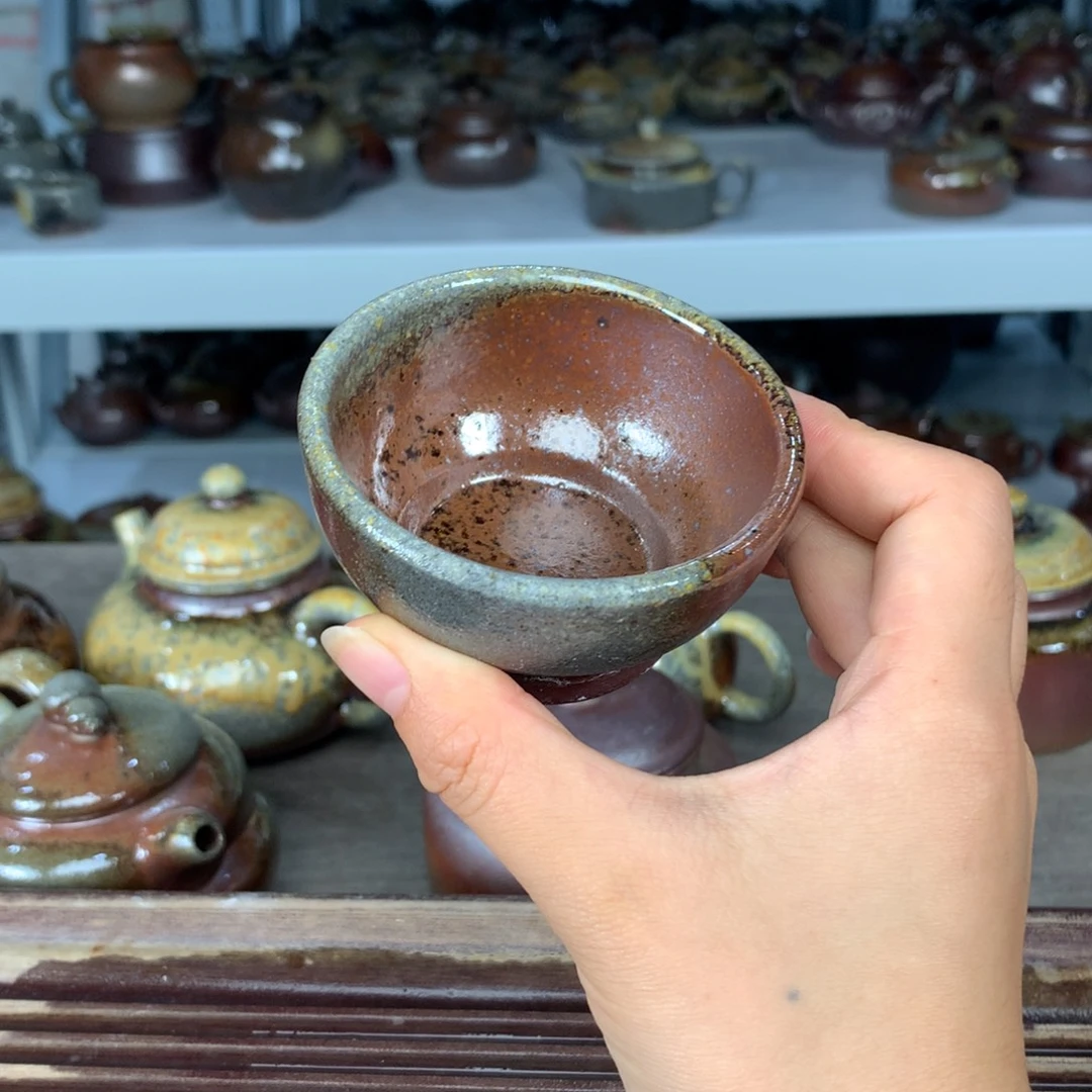 紫砂茶壶纯自然柴烧
