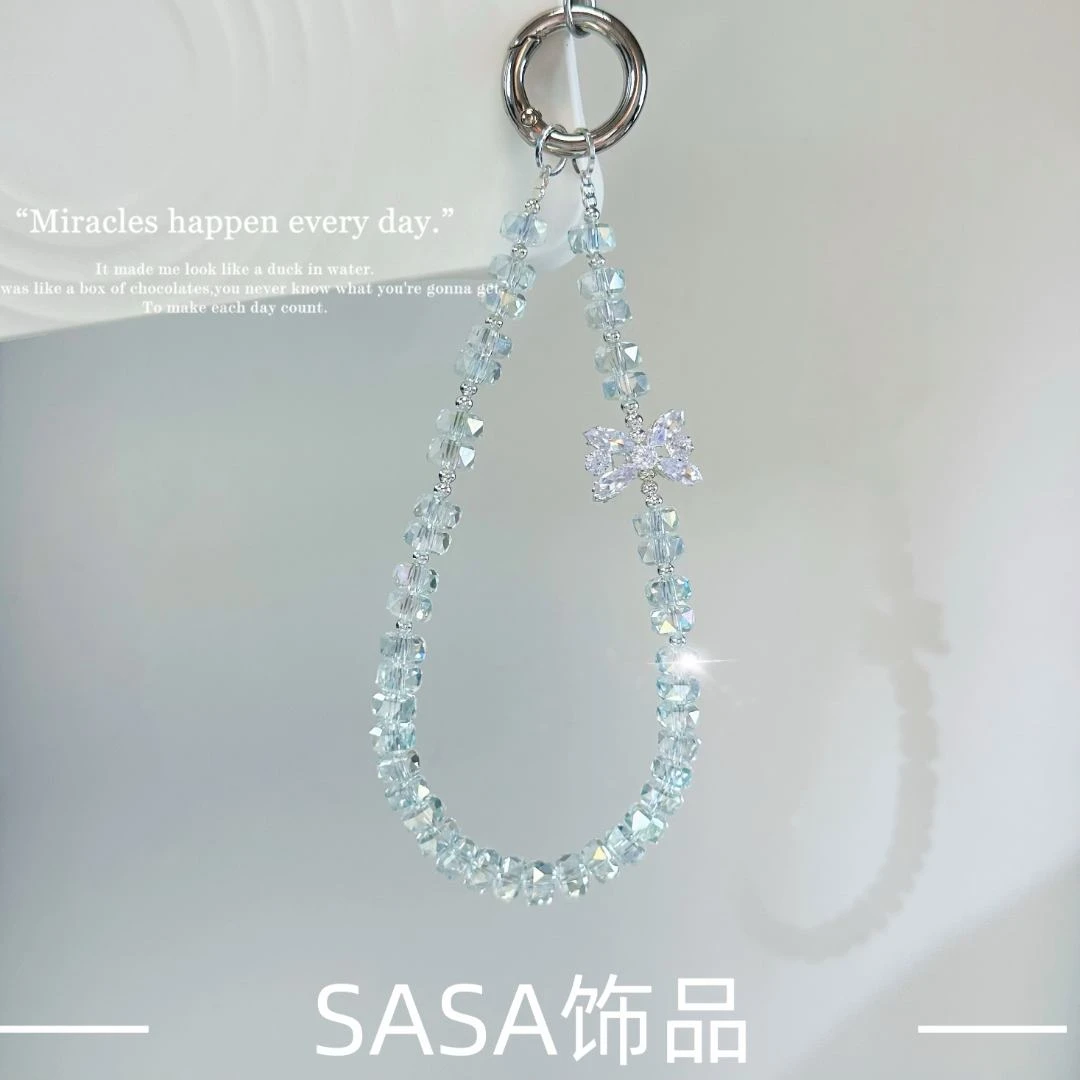 SASA饰品手机链  S112 浅冰蓝