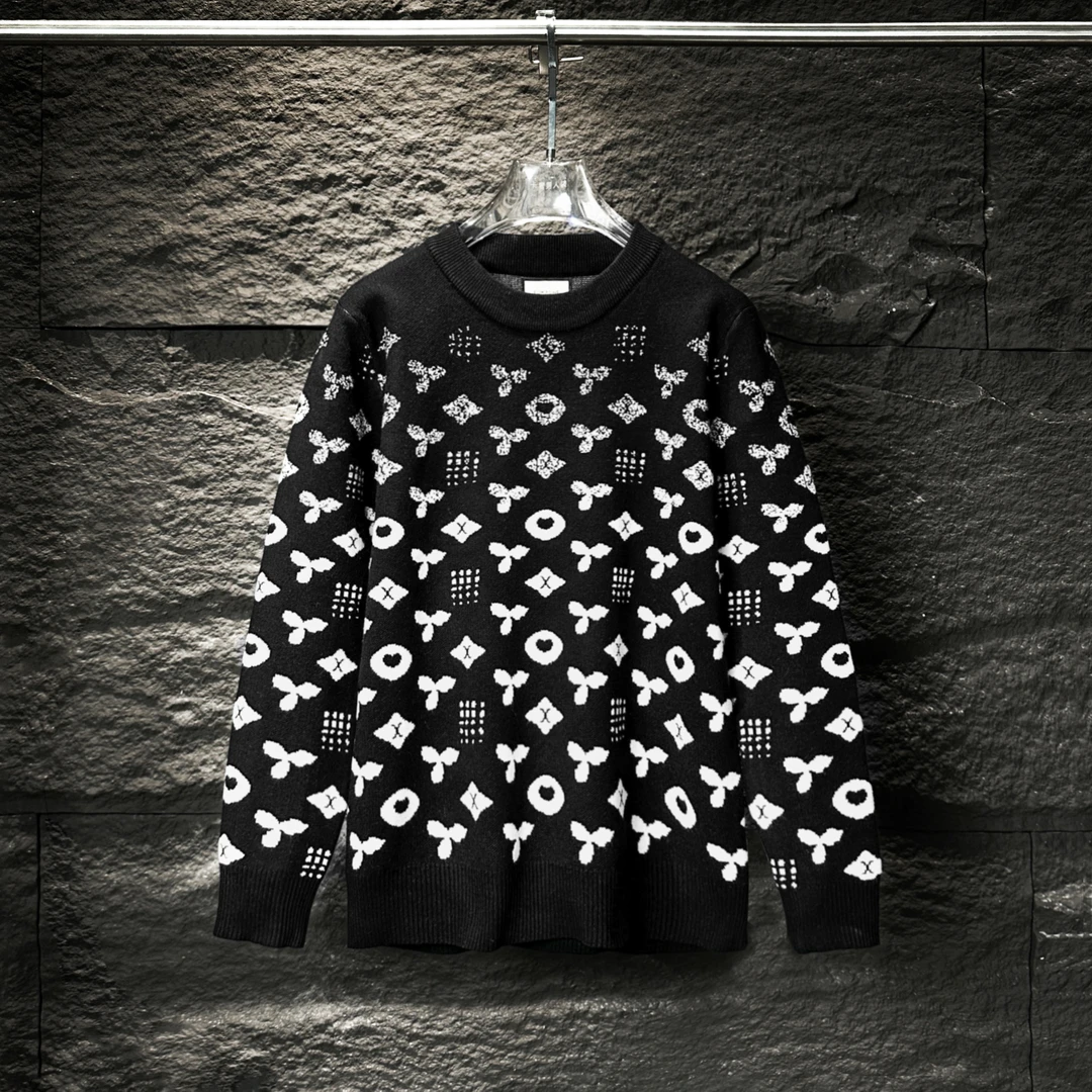 CB-L2446//-秋季新款渐变满服老花毛衣