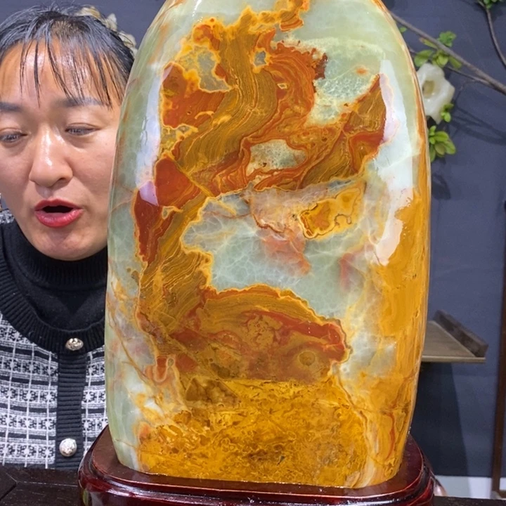 石材精品古青石摆件