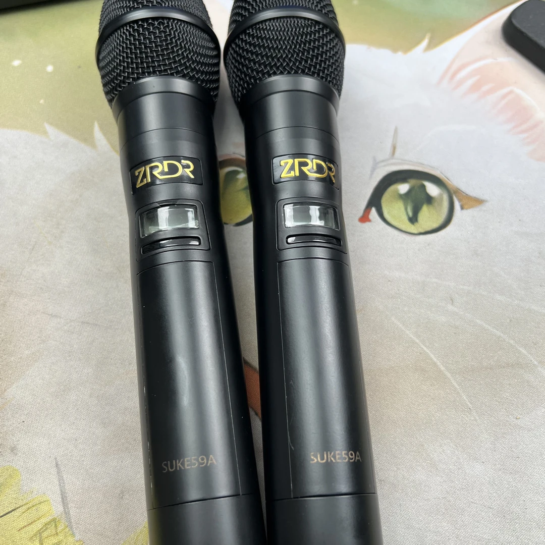 9新  Zrdr一拖二无线麦克风保证正品质量