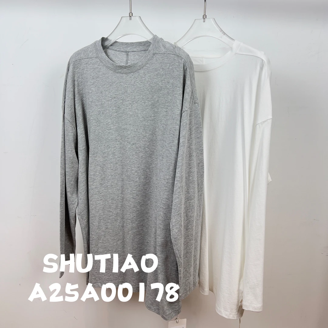 【SHUTIAO】2024秋冬：新款小众设计款T恤A25A00178