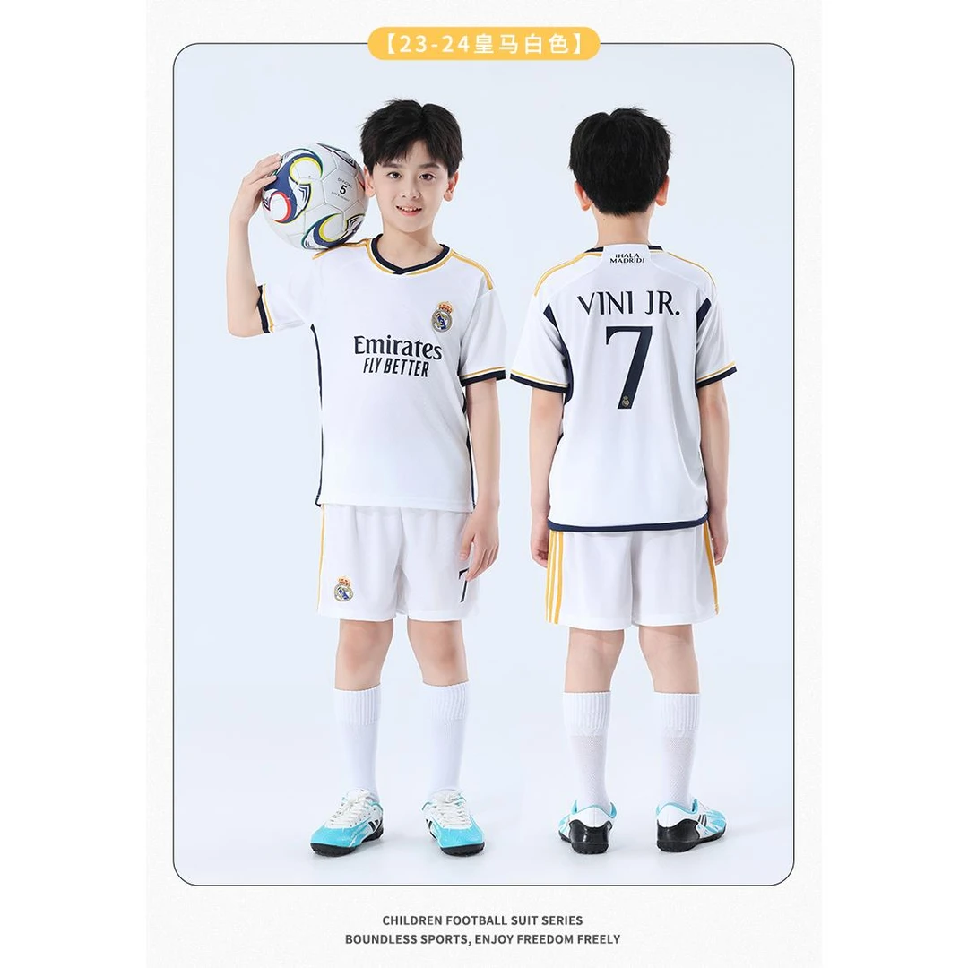 FAVMARTHA儿童足球服套装男童定制阿根廷梅西10号球衣小学生运动