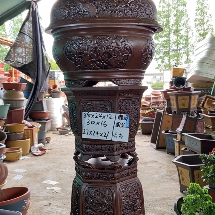 紫砂花盆紫砂紫砂