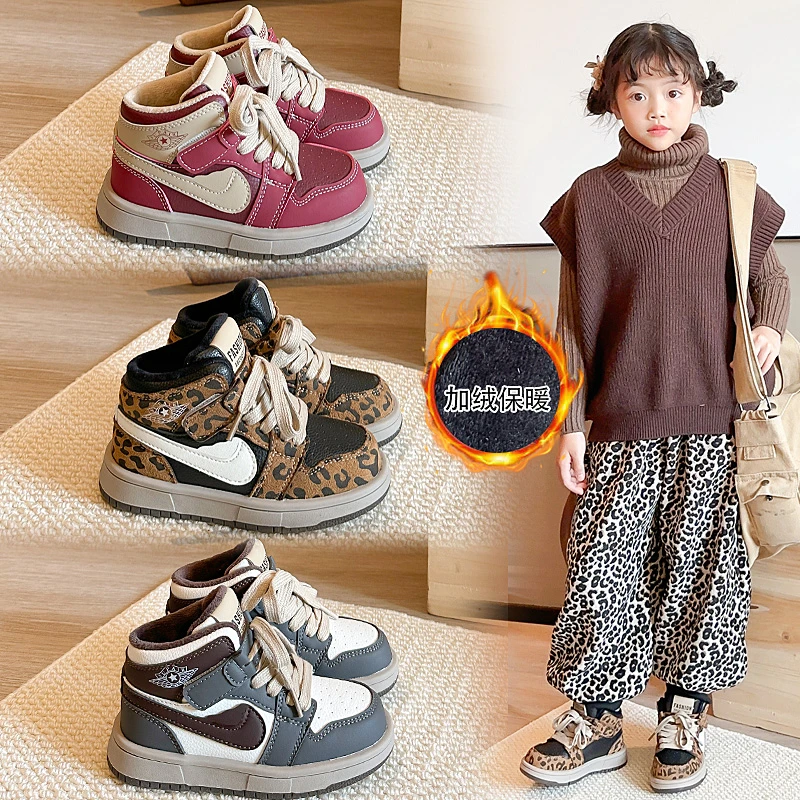 2025爆款运动鞋冬季男女儿童板鞋保暖棉鞋百搭软底韩版韩版加绒
