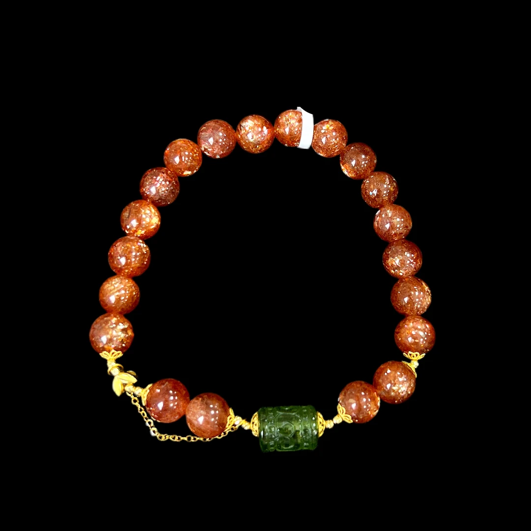 6321金太阳18k手串 孤品