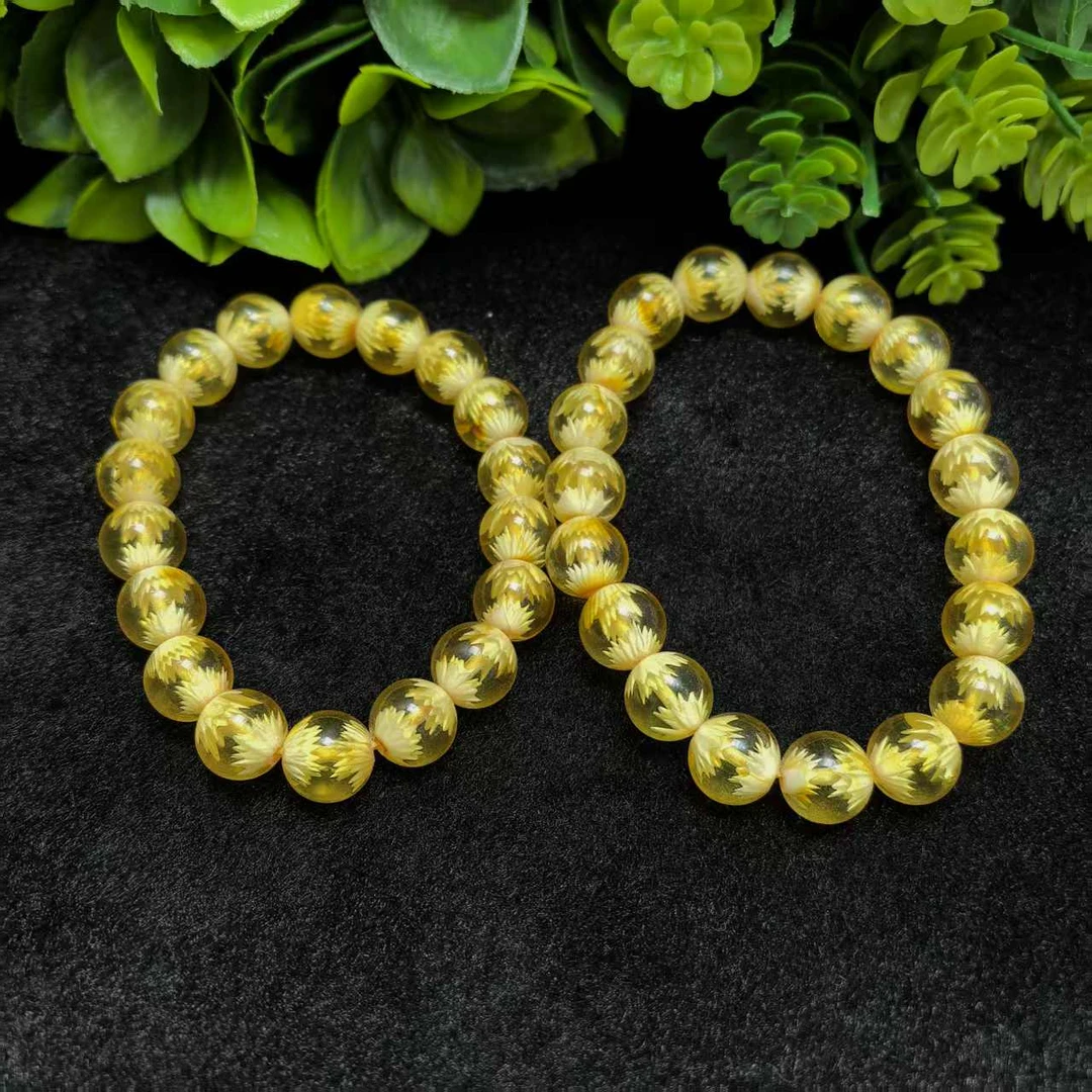 M2875【福嘟嘟珠宝】琥珀花珀手串-送礼佳品-多样性发货只发一件