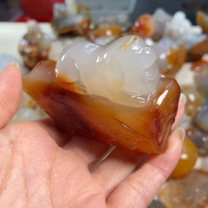 玛瑙/玉髓未镶嵌吊坠(不含链)