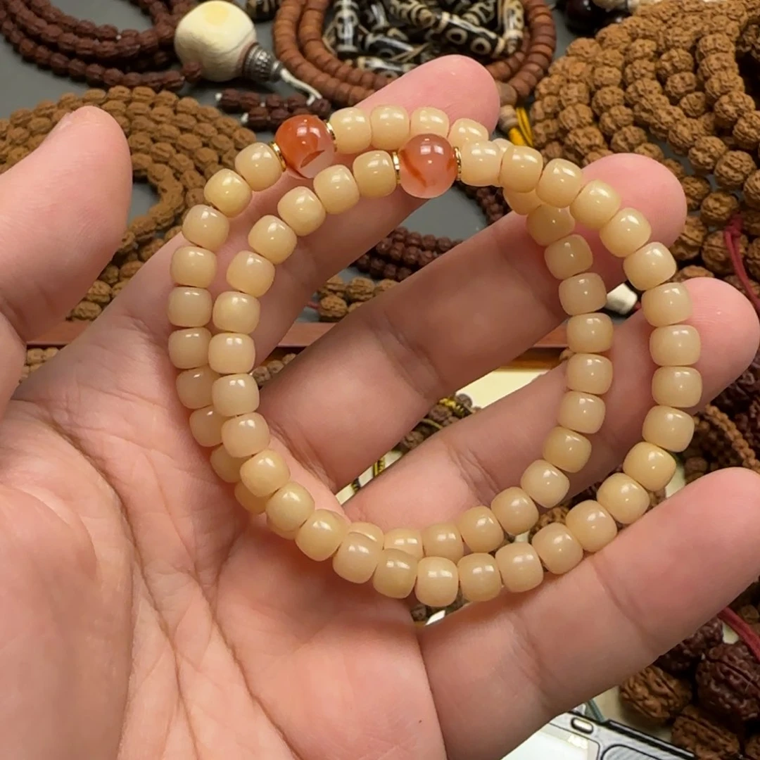 菩提根/象牙果手串小****别7×6老型