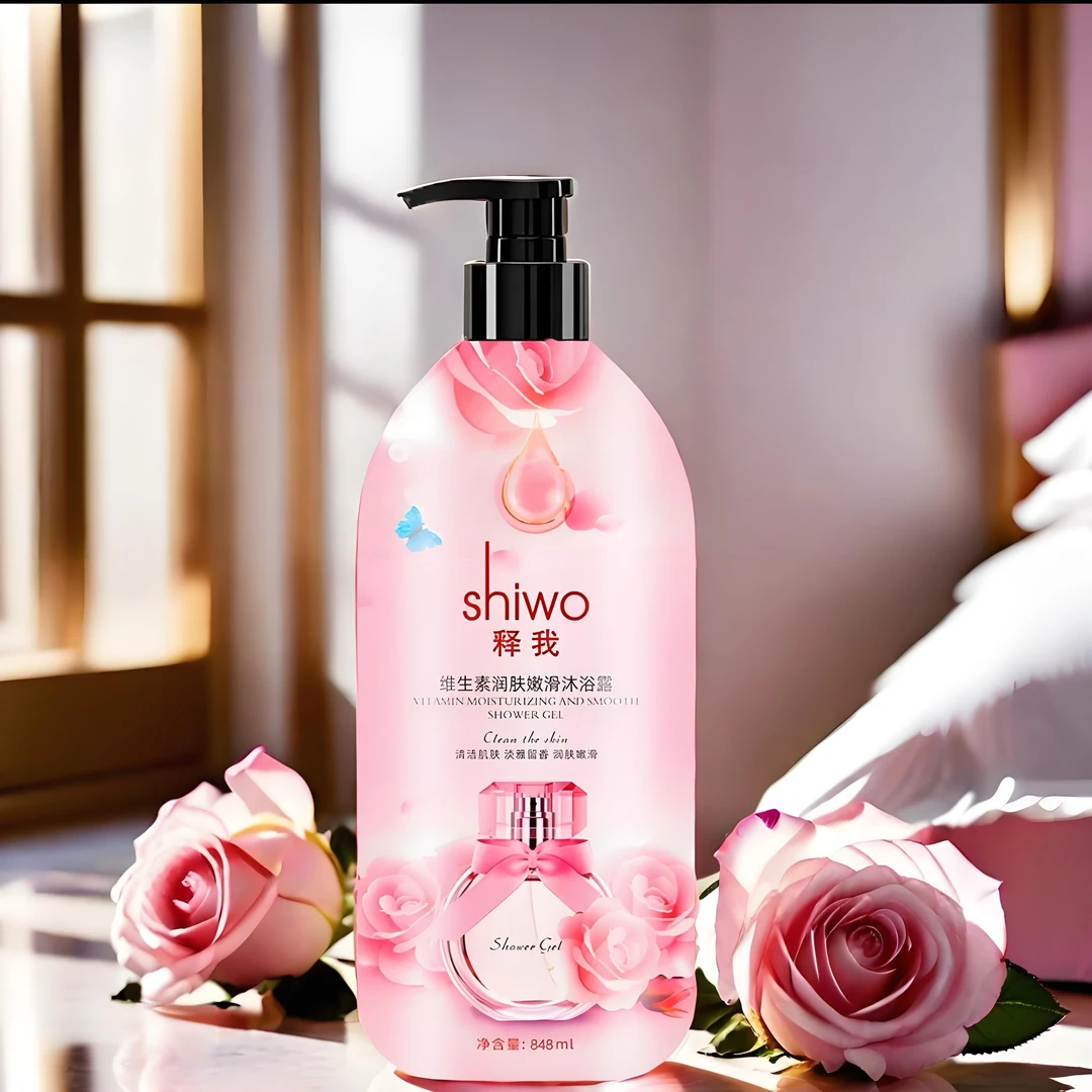 维生素润肤嫩滑沐浴露 淡雅香氛 补水 花香