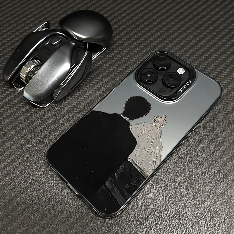 油画橱窗婚纱适用iphone16苹果15promax手机壳14套13新款12防摔11