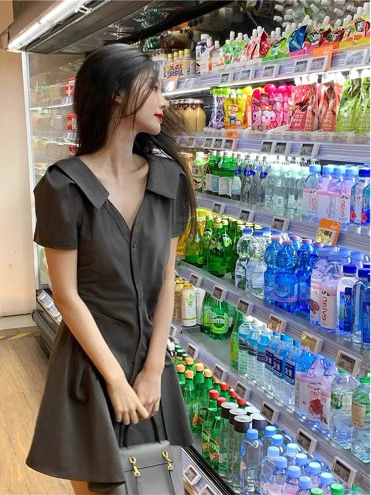 然然高个子女装辣妹短款170连衣裙加长版175胖mm梨型身材夏季短裙