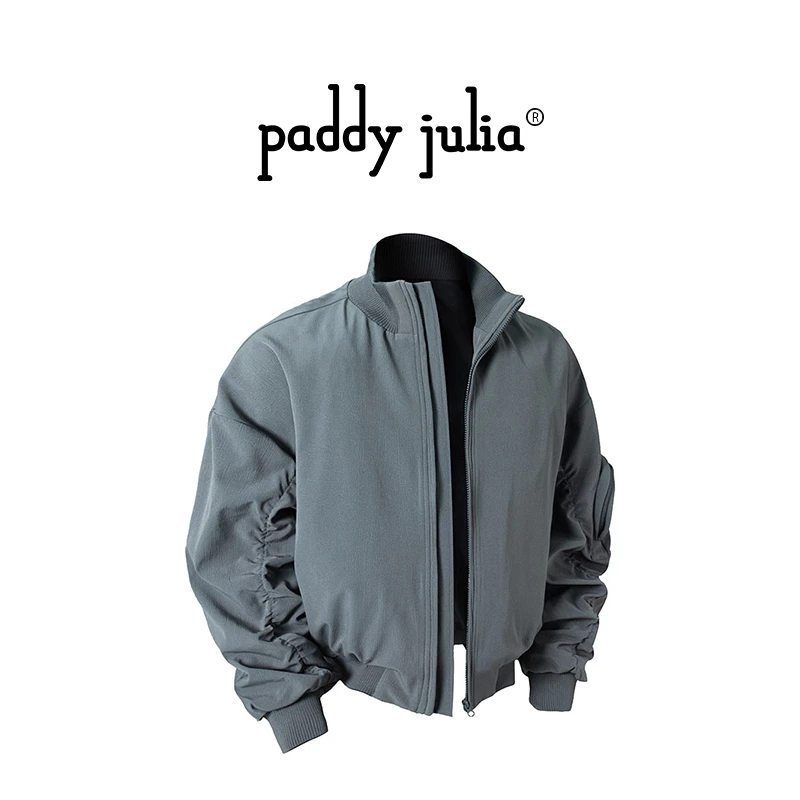 Paddy julia美式潮流长袖夹克男士春秋季休闲高级感上衣服外套