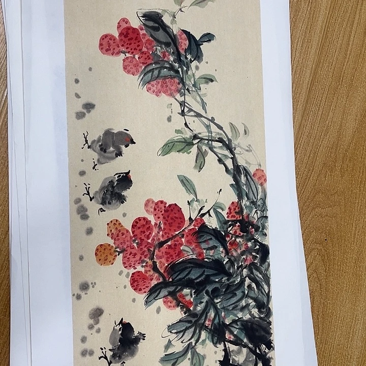 姜奇老师花鸟作品70×25