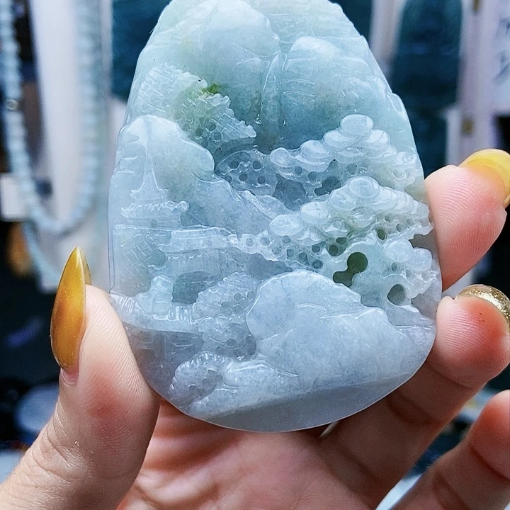 翡翠未镶嵌颈饰翡翠