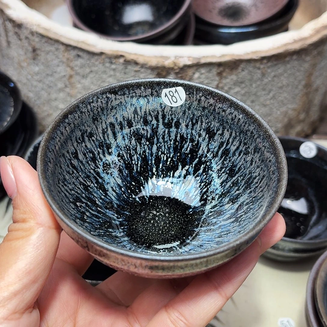 茶盏义兴龙窑建盏181微瑕