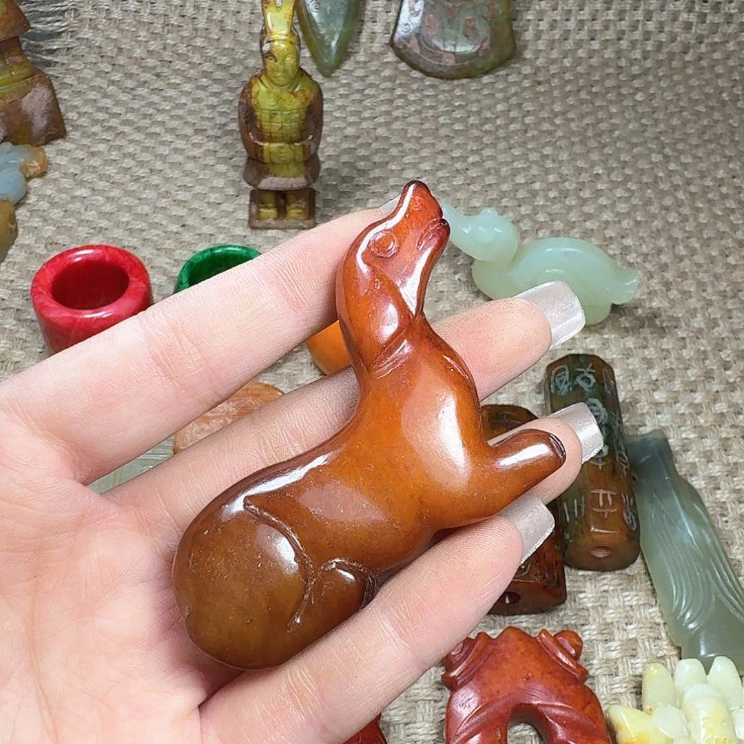 白玉菩提吊坠雄*蛋挂件